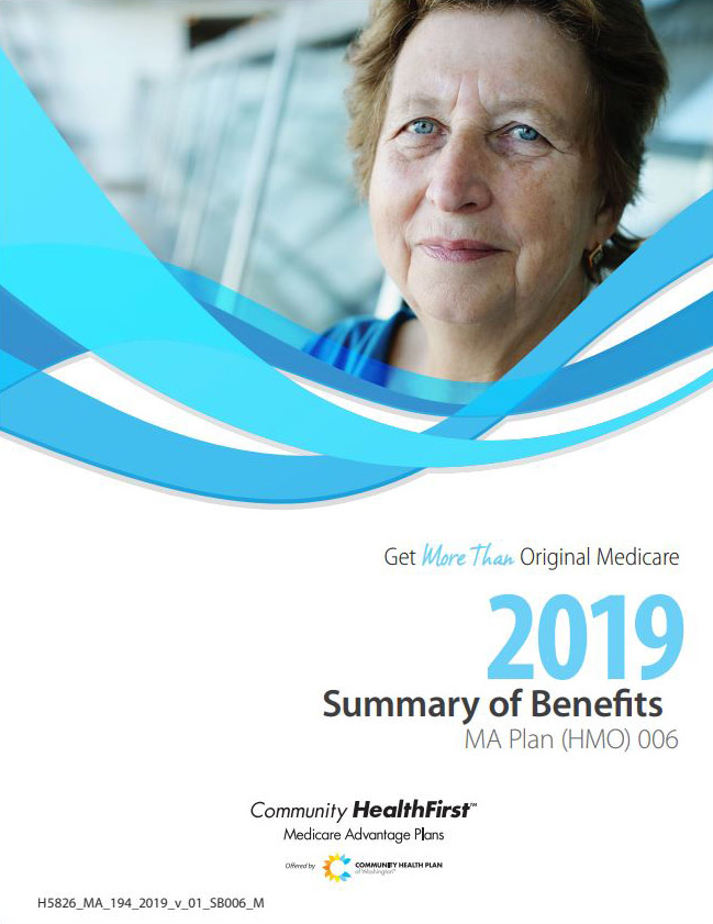 Plan (HMO) 006 - Community Health Plan of Washington ...